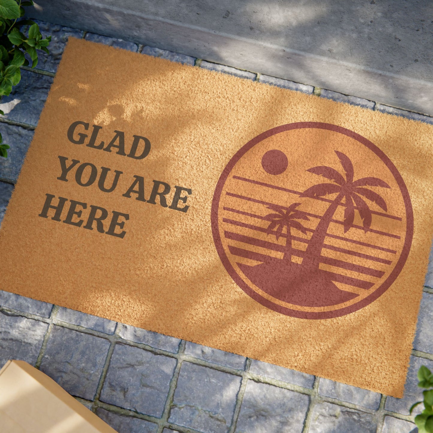 Glad You Are Here - Doormat