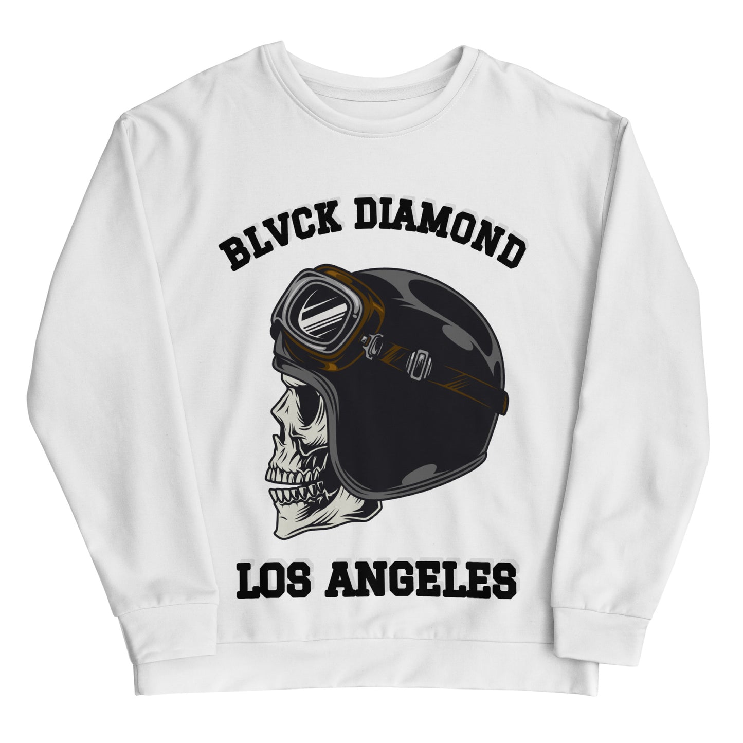 Blvck Diamond Helmet Skull Unisex Sweatshirt