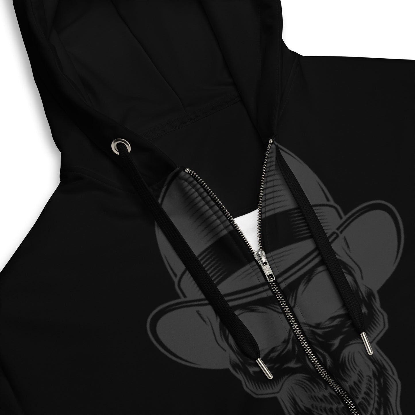 Blvck Skull Unisex zip hoodie