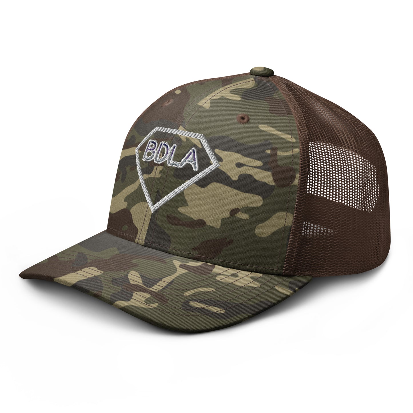 BDLA Camouflage trucker hat