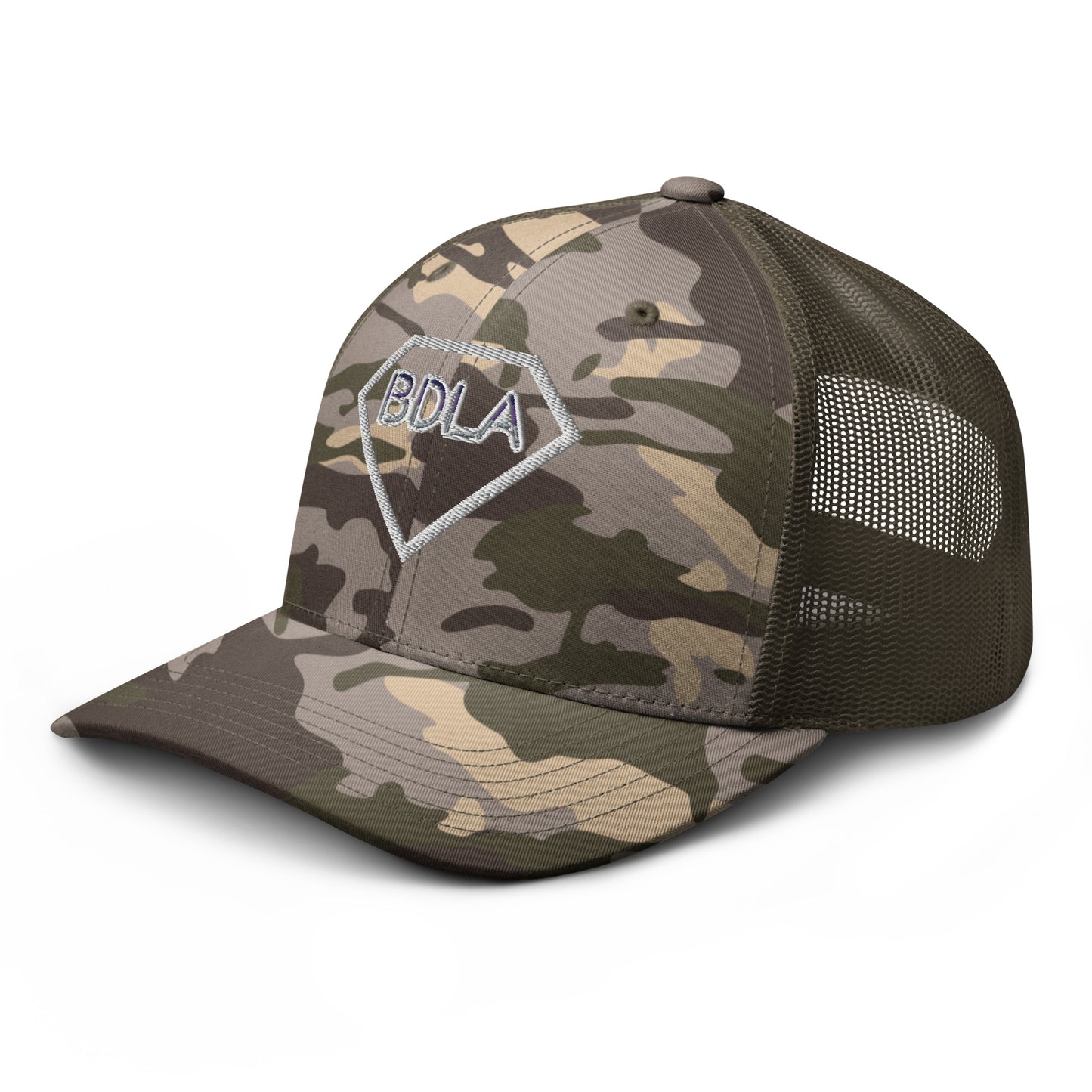 BDLA Camouflage trucker hat