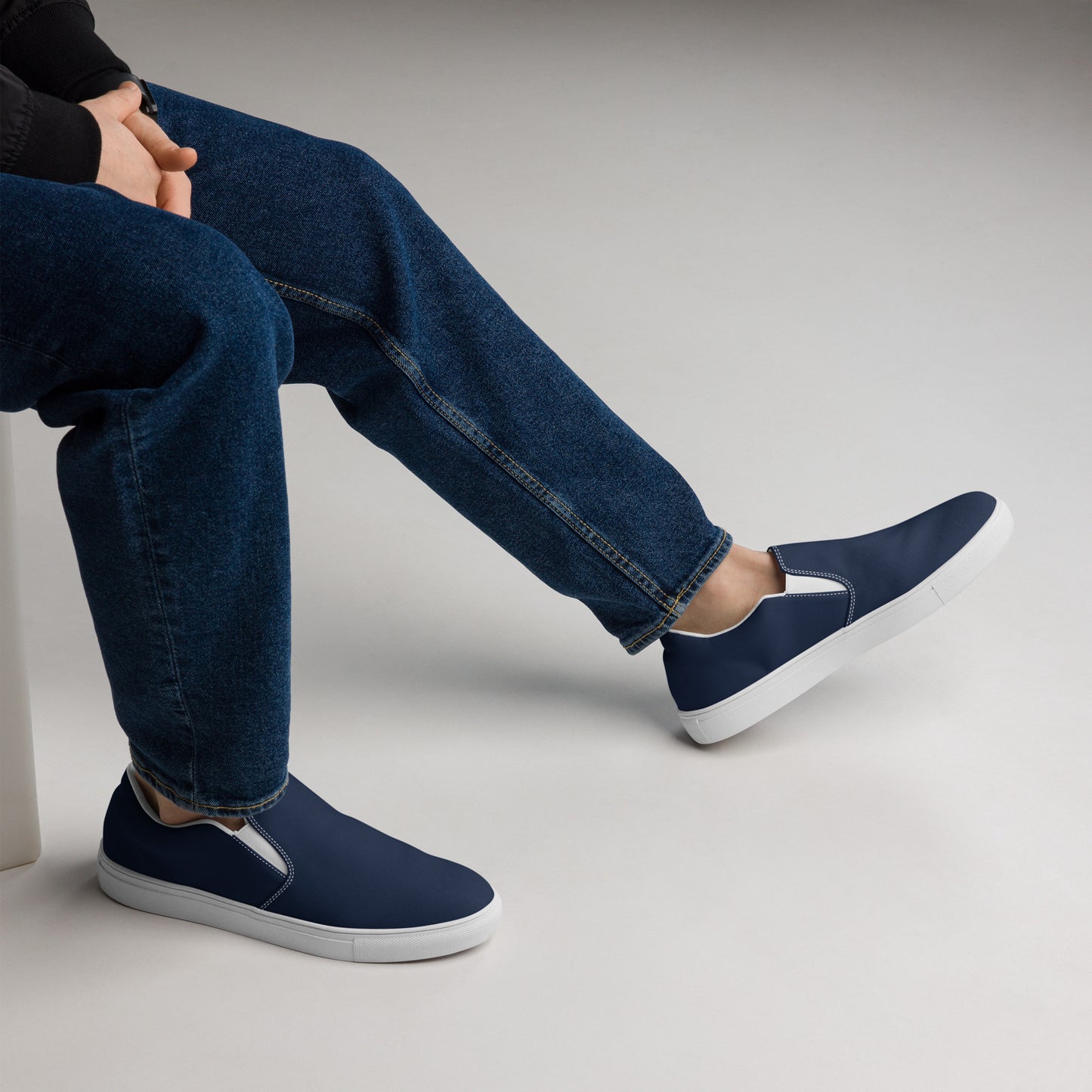 Men’s slip-on canvas shoes Navy