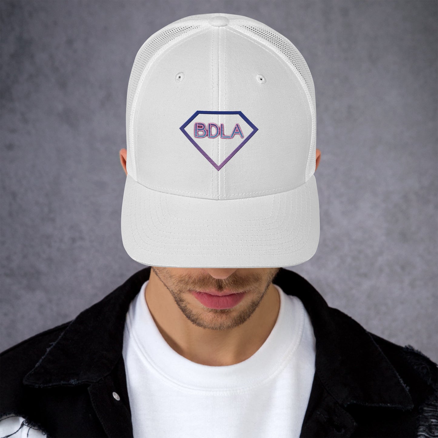 Purple BDLA Sign Trucker Cap