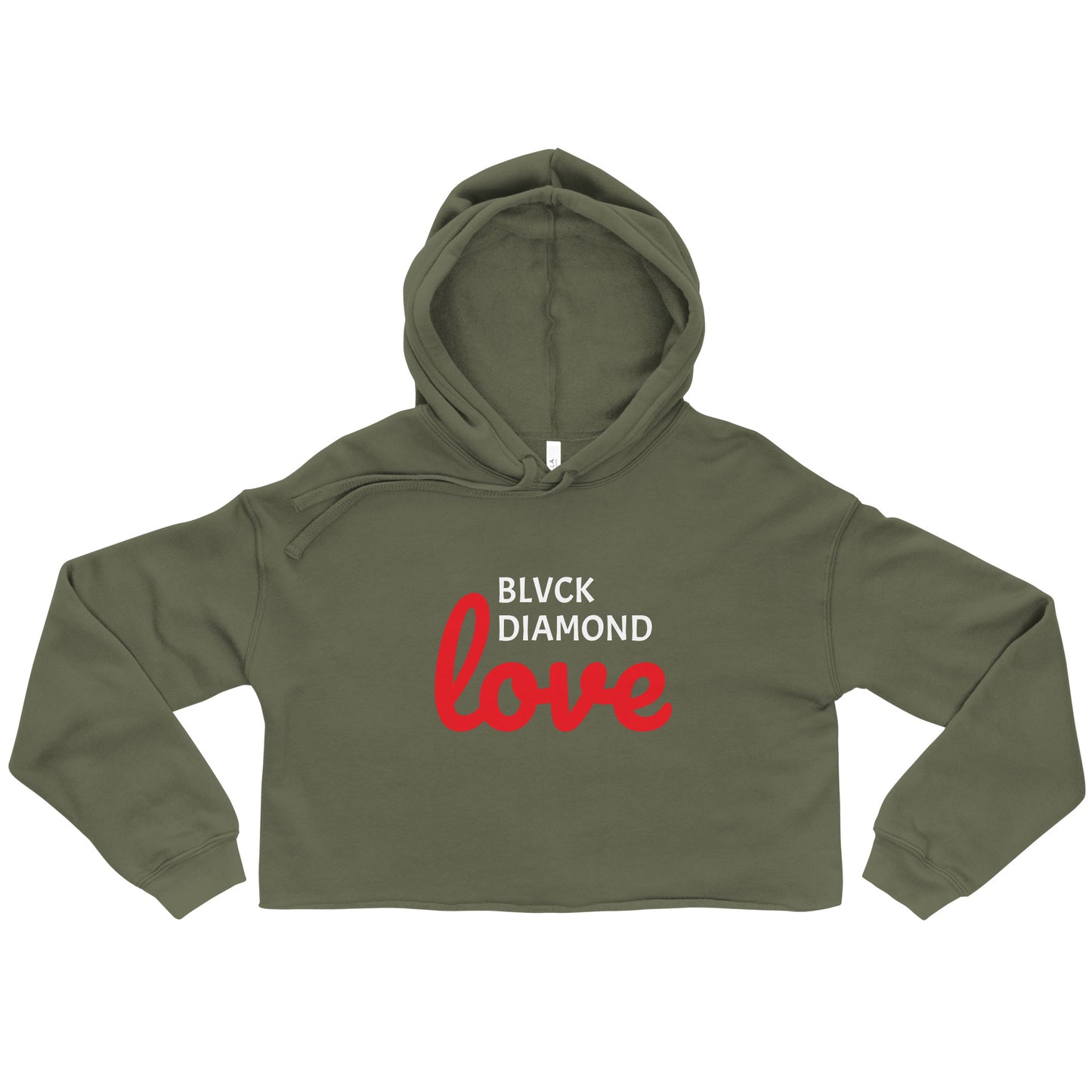 Blvck Diamond Love Crop Hoodie