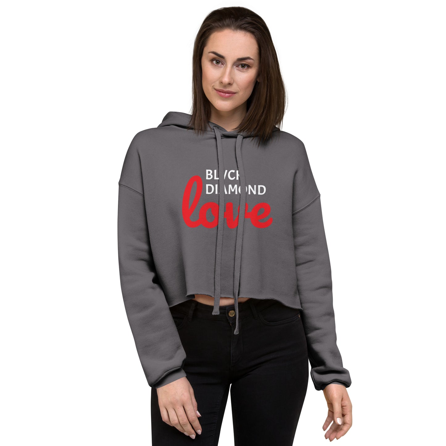 Blvck Diamond Love Crop Hoodie